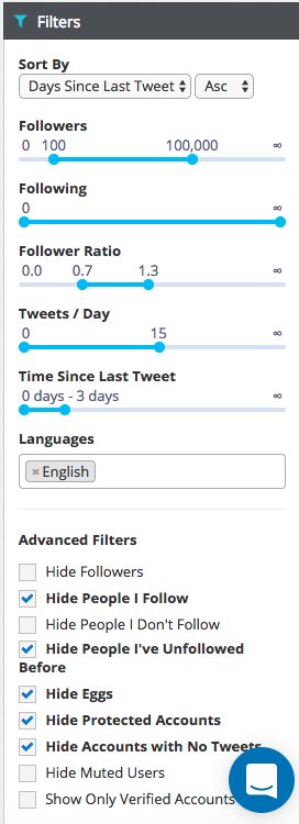 HeroicSocialApp's tweet photo. Don't #follow and unfollow blindly. Fine-tune users on Twitter with our advanced filters to find the precise, targeted audience that you're looking for.

When copying followers, following back, cleaning up, etc. filters help get the job done.

Only at https://t.co/WwQpk8rsRj. https://t.co/QgNKnScrRu