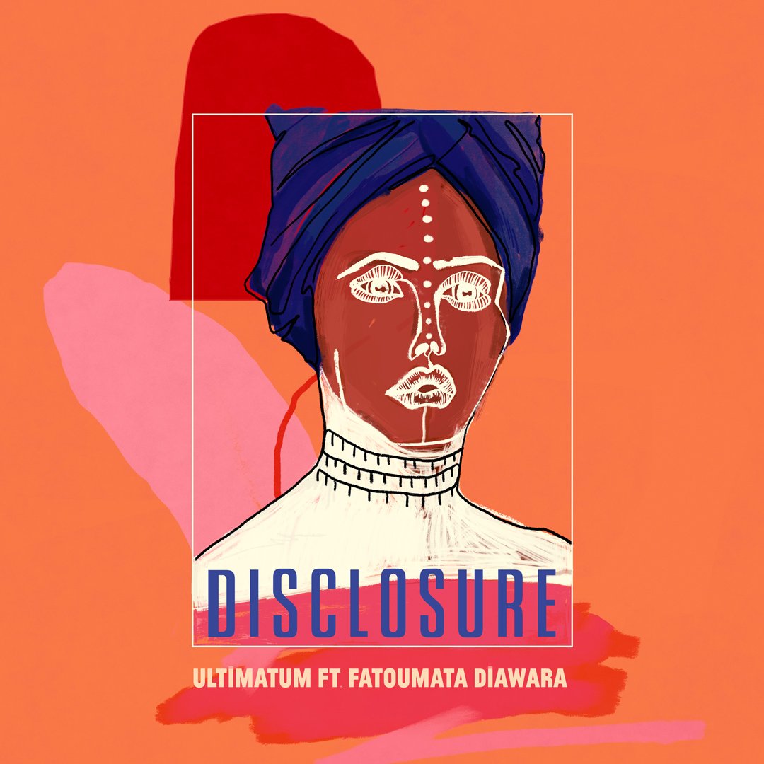 disclosure's tweet photo. A few months ago we stumbled across an amazing female vocalist named @FatouDiawara. While digging through her discography we discovered this beautiful sample and started experimenting with it. The result is our new song, ‘Ultimatum’. Listen at https://t.co/uSY9JA11Bw https://t.co/nlVGLe3i2q