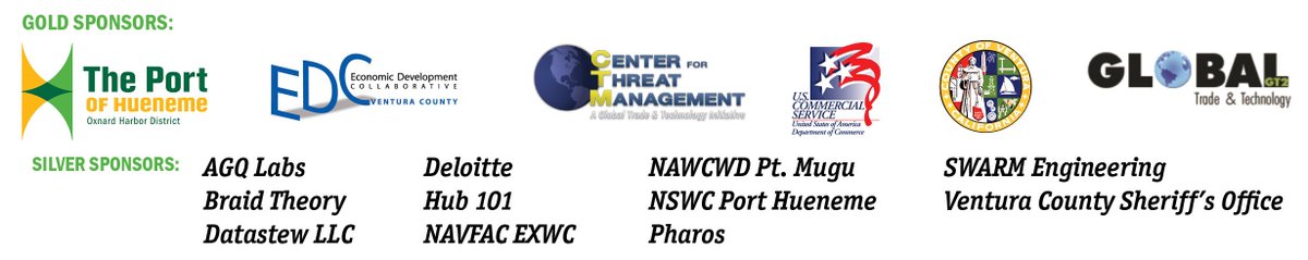 portofhueneme's tweet photo. Only a few more days until our #MAST2018 event, World Trade &amp; Innovation. Check out highlights from last year: https://t.co/GVHh1oVhEa and register today at https://t.co/l1tdcYKK1c! Many thanks to our sponsors! https://t.co/H2Vfeid6r0