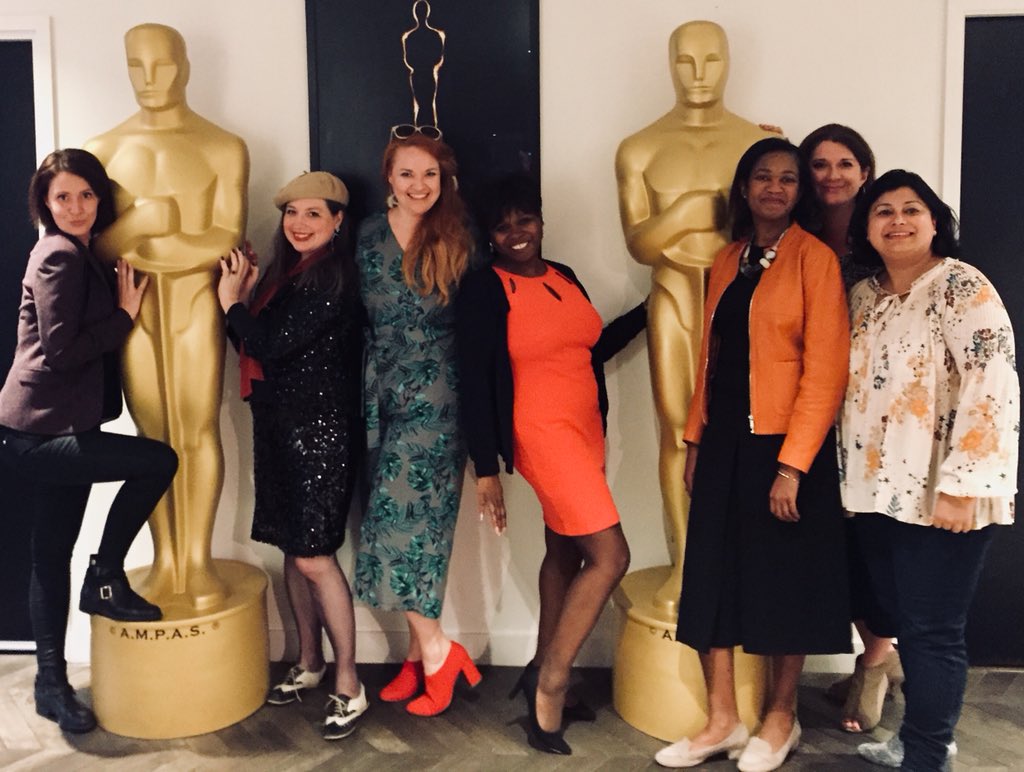 HeatherDeLand's tweet photo. What a big night. Seeing our work on the big screen with people so passionate about what they do that they were choked up! We are absolutely in the right business @cm_charu @jorycj @RobertPeasnell @tmpworldwideuk @Andrew2026 SO PROUD! https://t.co/uSOARjewOJ