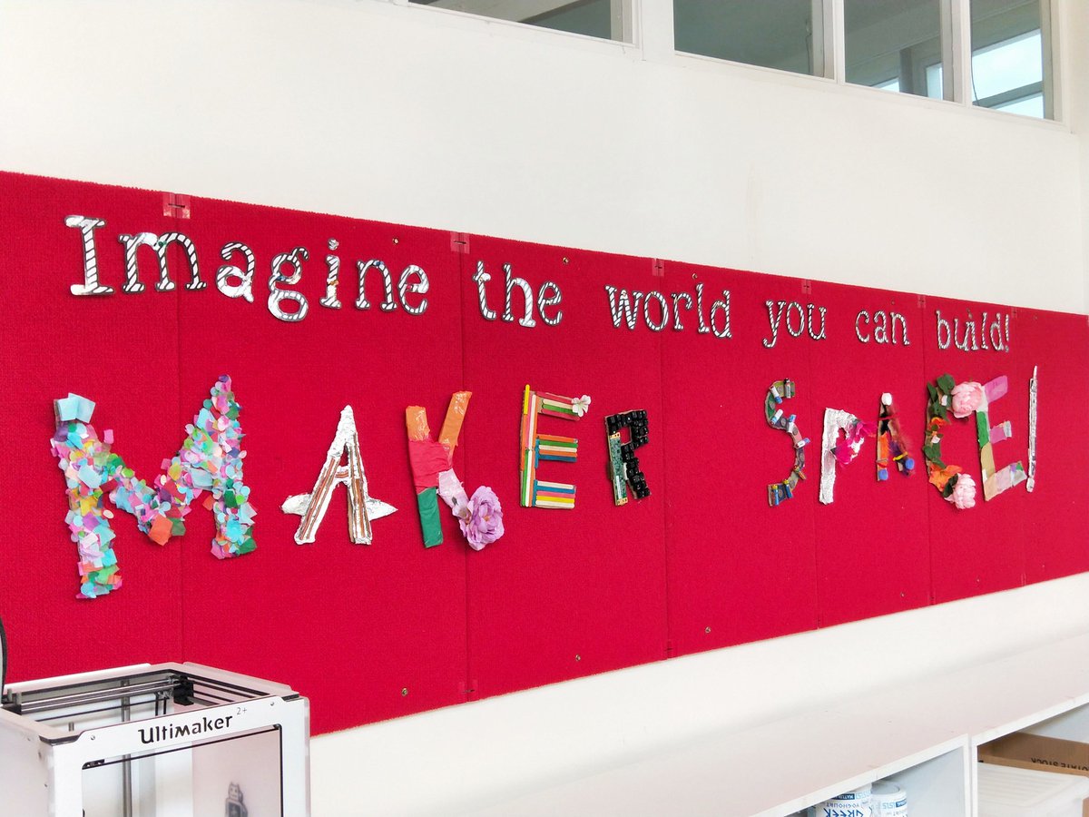 MissSaraKaye's tweet photo. Imagine the world you can build! #STEM #STEMed #makerspace #makerEd #makerEdAU https://t.co/tP07c2ILV3