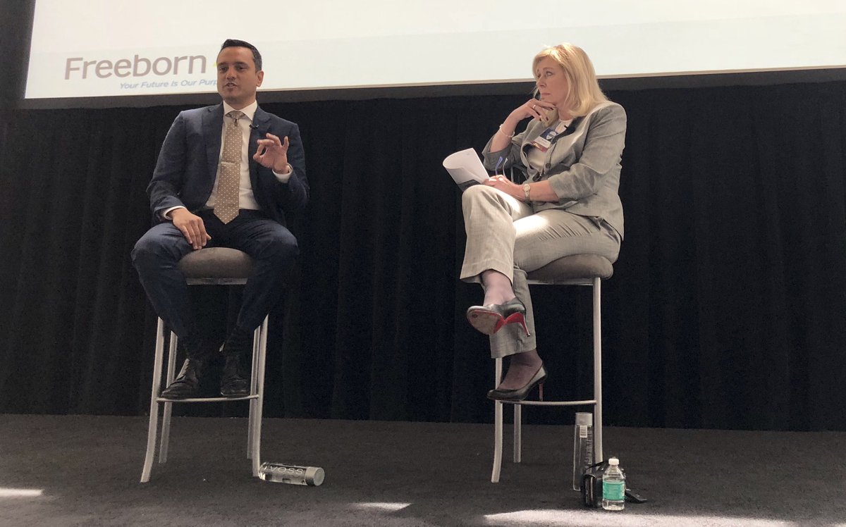 TeamFolia's tweet photo. Our CEO, Ravi Bhatt, and Rita Garry of @Freeborn_Peters during their GDPR presentation at the #BBSWT this afternoon. Thank you to @BlackBerry for putting on this wonderful event and to all who attended! https://t.co/xyo1Tw0Uxe