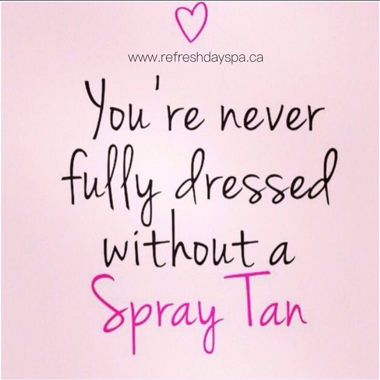 MAY SPECIAL... $35 Full Body St. Tropez Airbrush Spray Tan (reg. $45) refreshdayspa.ca #GoodbyeTanningBeds #MaySpecial #StTropezSprayTan #ReadyForSummer #Bronzing #HealthyTanning #SkinCare #TanSkin #SunlessTan #TanGoals #Slimming  #AirBrushTan #HealthyGlow #RefreshDaySpa