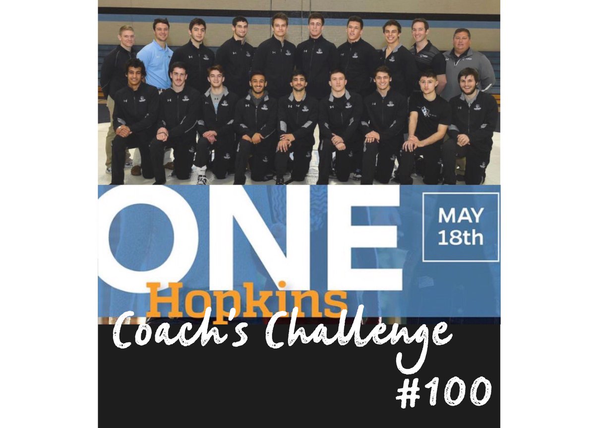 ONEHopkins starts today. My Challenge to H Nation is to have 100 donors.  The money we raised will help fund our trip to the National Duals.  :
Go to givingday.jhu.edu click “Give Now” in the upper right hand corner and scroll to “other” and type in JHU Wrestling Team!