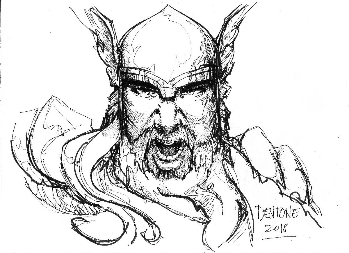 MarcoDentone's tweet photo. Thor, Technical Pens.
#Thor #marvelcomics #drawing #ownversion #technicalpens #comicsart #comicbooks #comicbookart #artwork #viking #superhero #artdrawing https://t.co/Ie1o0RvNu4