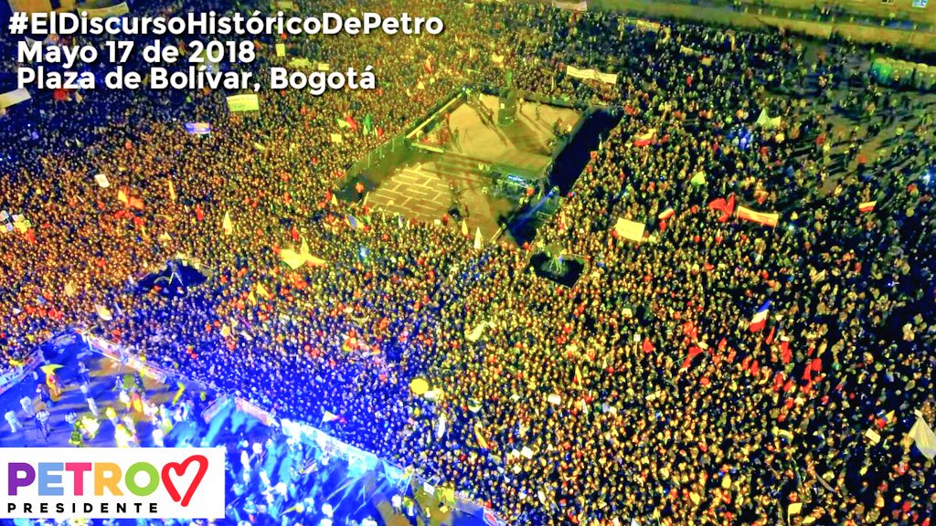 petrogustavo's tweet photo. Vamos a derrotar el fraude de Santos y el Registrador en favor de Vargas inscribiendo 100.000 testigos electorales en https://t.co/pXQjg1Ln1P y llenando las plazas públicas con el pueblo de la Colombia Humana el domingo 27 de mayo a partir de las 4 pm https://t.co/2TceJvknvl