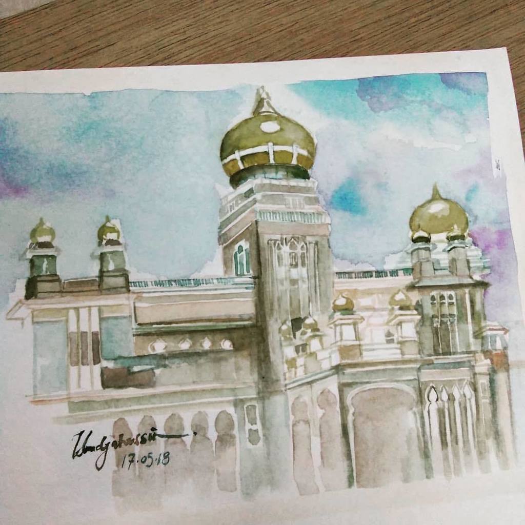 klsketchnation's tweet photo. By @kdjhss
after a while, n it feels like my hands hve stop working as what my mind says.. doing a little sketch of Palace Iskandariah.. btw enjoy our fasting month with every little things that we have.. pls
.
.
#ramadhansketchchallenge2018 #day1 #klsk… https://t.co/Lux93pj3Kb https://t.co/f3smEa531O