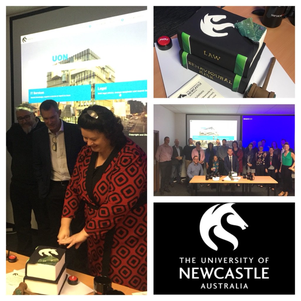 CSA_Innovate's tweet photo. Congratulations to @Uni_Newcastle for their @ServiceNowANZ #GoLiveCake yesterday. The perfect celebration to launch their #LegalPracticeManagement and #SharedService Portal, a great outcome for the University https://t.co/l0LCyTPf5k