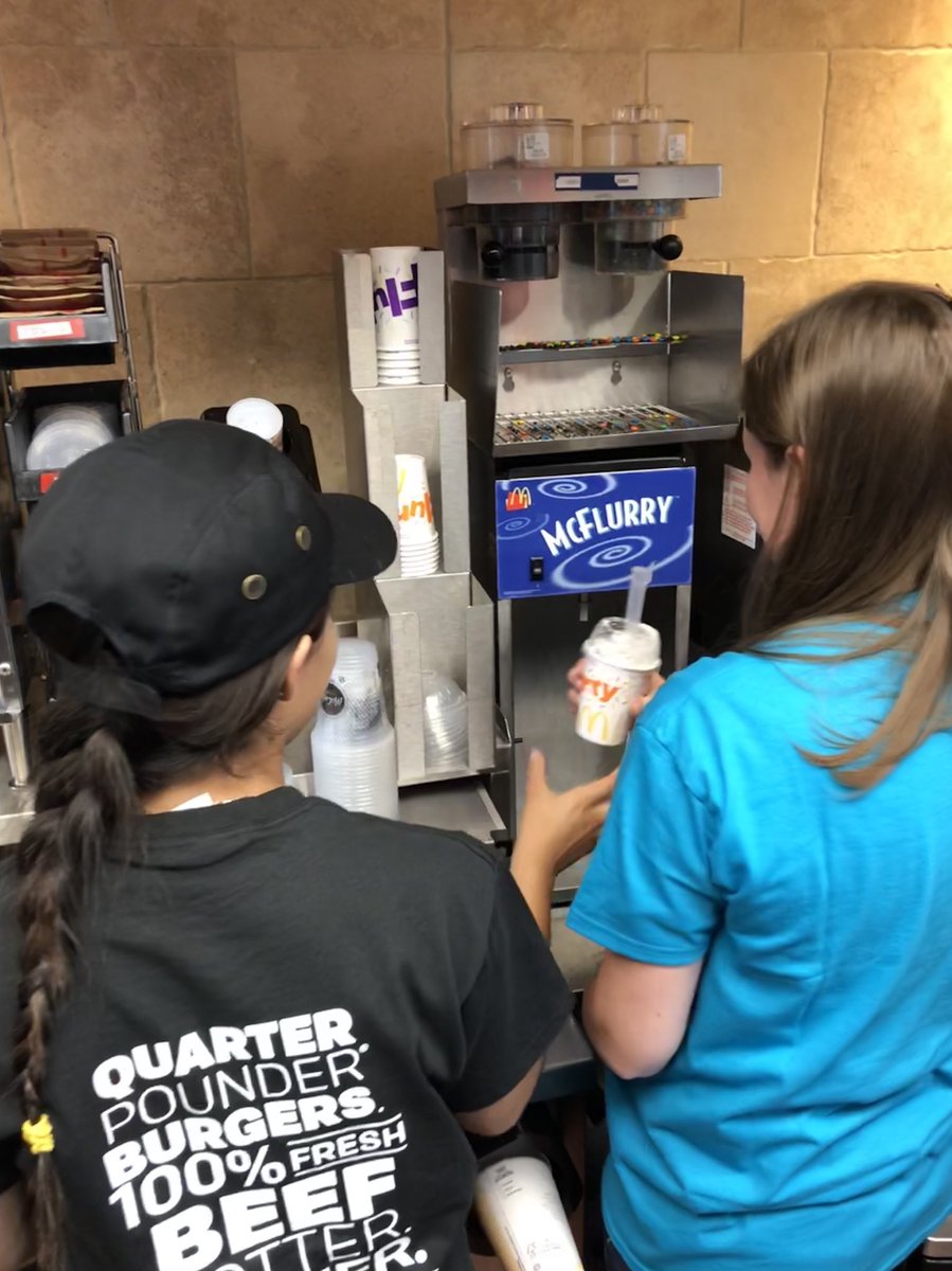 RadcliffTweets's tweet photo. It’s #McTeacher Night at the McDonalds on Kirchoff!! Please help support @RMHSMUSTANGS and our @rmavid program!! Get served by the phenomenal @ACFogt , the relentless @MrSenteno , the spunky @James_Voyles &amp; the magnificent @MsRuby_Orozco!! I also make a pretty mean smoothie.... https://t.co/nAVpHa18Q3