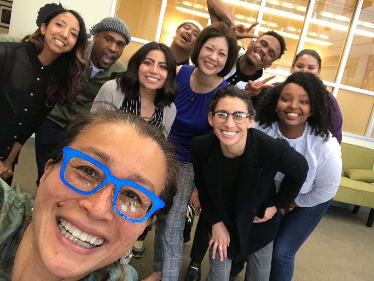 Carol_Isozaki's tweet photo. So impressed w @VillyWang @BAYCAT for empowering/employing youth from historically underserved communities in digital media arts. ❤️spending time w Spring Interns. Need young talent in digital media? Looking for cause to support? ✔️them out! #InvestedInTheFuture #BAYCATrocks https://t.co/FoO9J3h9c2