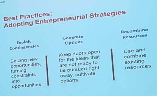 FionnieG's tweet photo. Was listeneing to entrepreneurial mindset in enterprises yesterday. Look forward to more interesting #innovation and #disruption topics today. https://t.co/0D4xiI8Szn