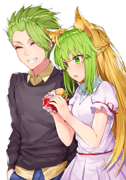 #FGO
アキレウスとアタランテ
男は初めて描いた... 