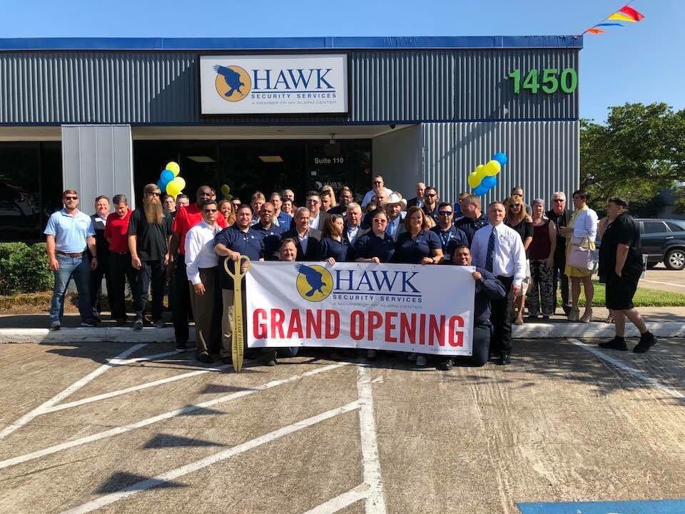 RockJMtz's tweet photo. A great event today. We thank the community leaders, BNI network partners, CYFAIR Chamber, HWCOC Chamber, ESPN, 97.5 SportsMap and the residents of Houston for choosing and supporting HAWK. #HawkSecurity https://t.co/GteesKU62b