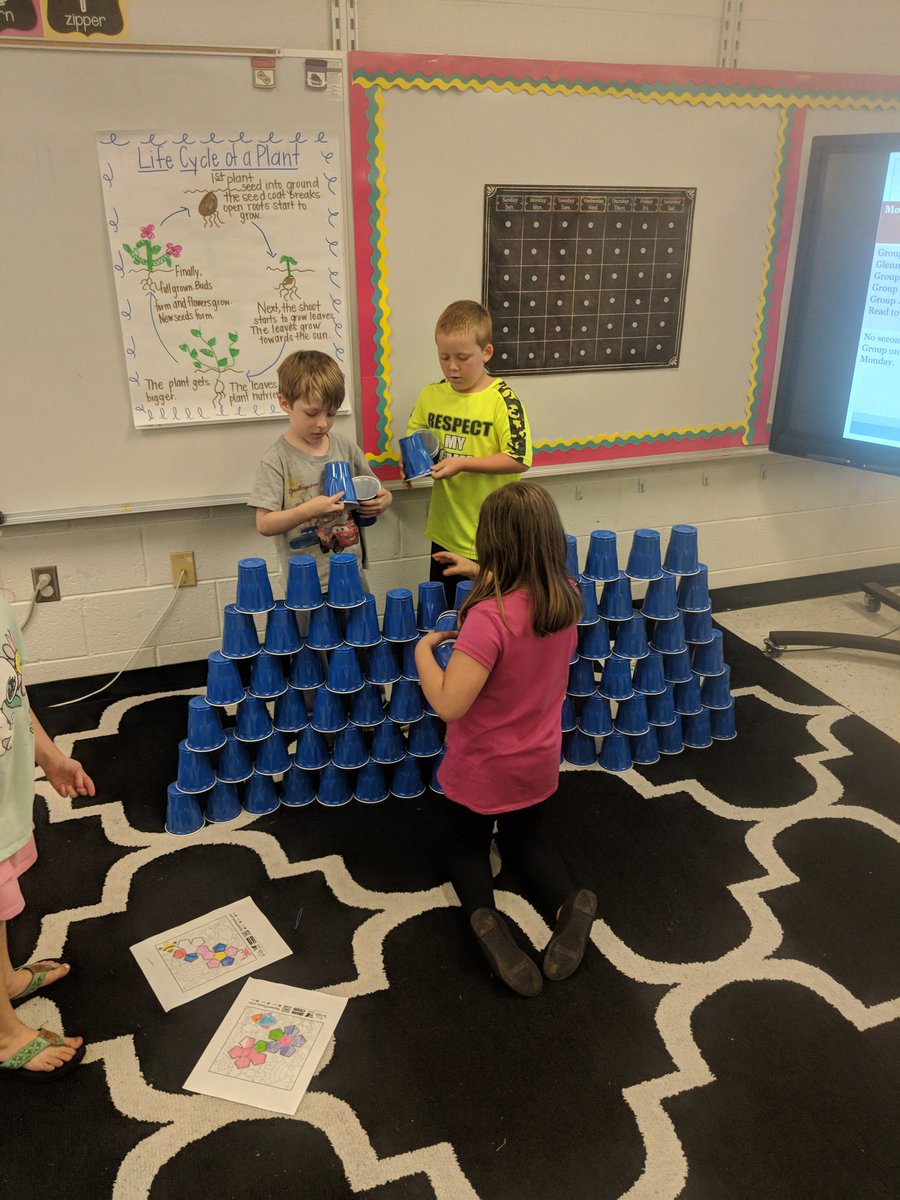 QueenShipley0's tweet photo. Today my kinders had so much fun collaborating with @beth_glennon 's first graders on STEM stations! #learningisfun @SCESWildcats @WCDE_TN https://t.co/yUNN0nCK7O