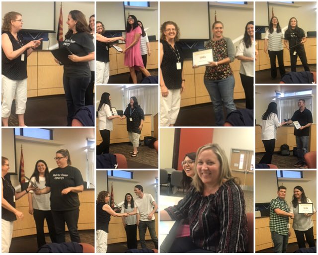 just_leading's tweet image. Math for Change participants honored for their teaching accomplishments over the course of the year. #CGESDFamily #MathMindset #teachersarelearners