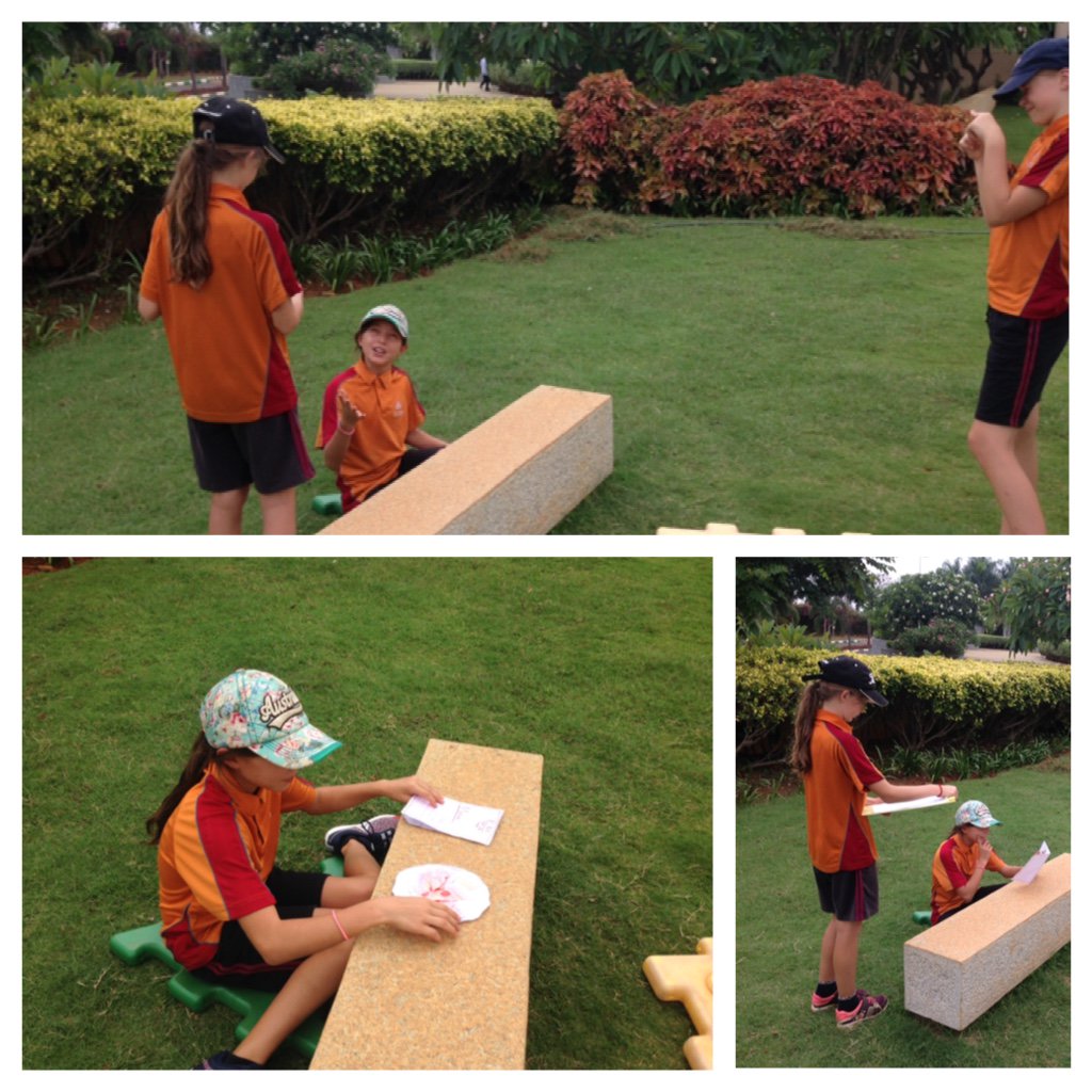 sis_lang_b's tweet photo. Picnic in the garden! One of the best rewards for a teacher is when students spontaneously practise what they learned in class during their break time @Stonehill_SIS @SISPrimary https://t.co/MHXWH4xB9s
