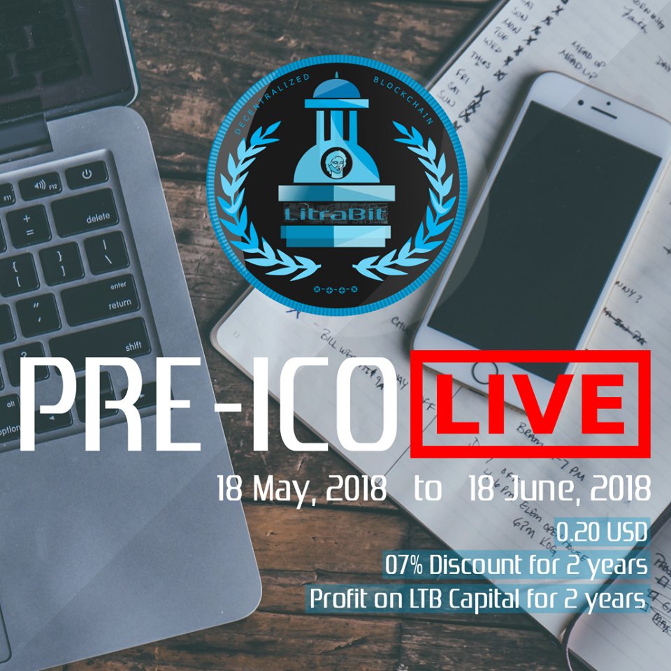 The wait is over. LITRABIT is finally up for Pre-ICO Token sale. Get yours now and get a head start in the future of Education and Crypocurrency.
PRE-ICO is finally begins from 18 May to 18 Jan.
participate now: litrabit.io/Register/index…
#blockchain #PREICO #HotICO #Litrabit #ICO