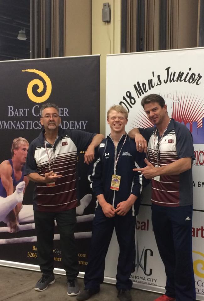 Say hi to Teddy! He placed 9th in the Nation on PBars this year! Coach Tabor &amp; Coach Chuck train the top boys from Denver to Vail! Do you have what it takes? Team Try-Outs are 5/30! Email Pinnacle@PinnacleGymnasticsEvergreen.com to reserve your spot. #hardworkpaysoff #gymnastics