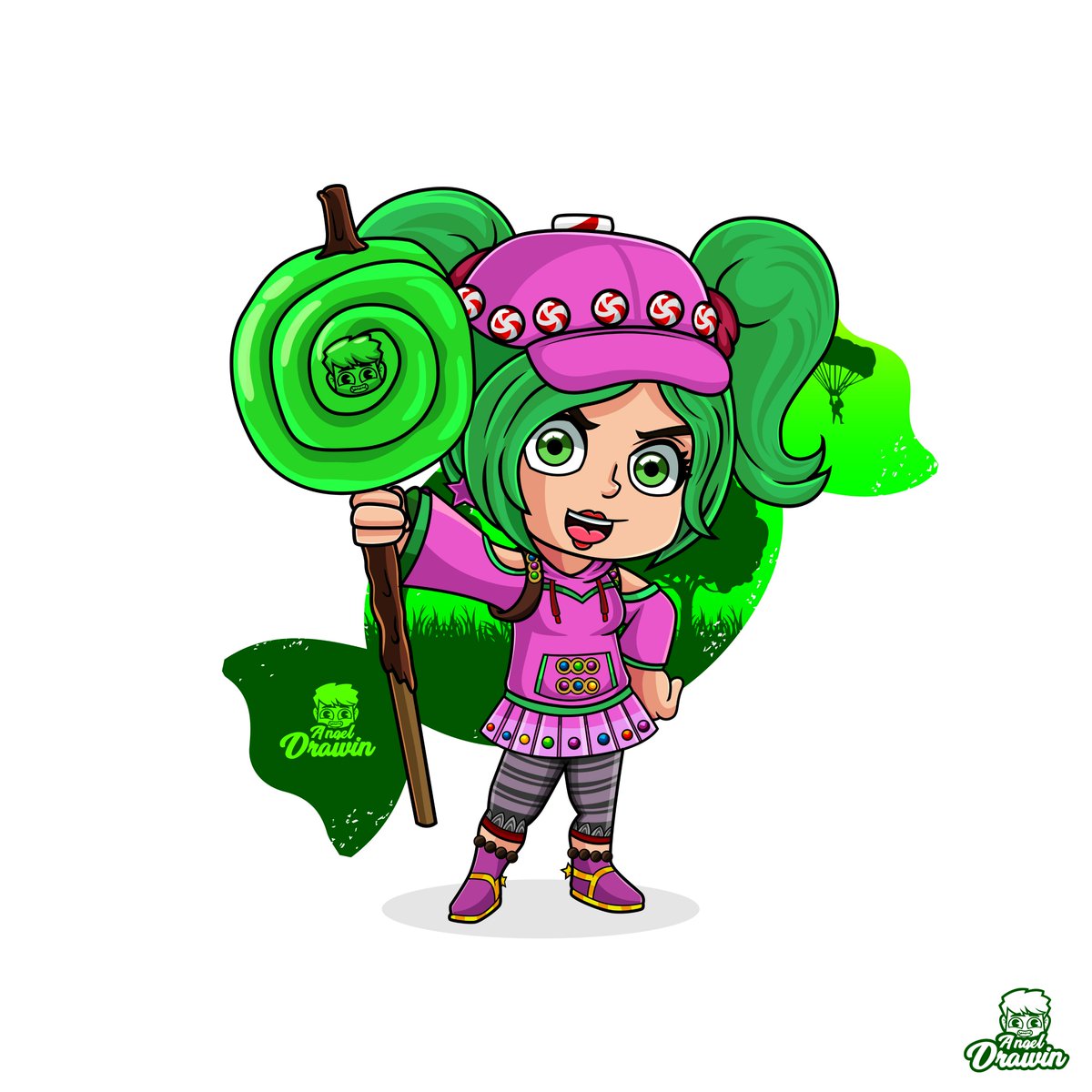 Angeldrawin On Twitter Nuevo Fanart De Fortnite Esta Vez Toca - angeldrawin on twitter nuevo fanart de fortnite esta vez toca al skin de zoey todos sus y se agradecen