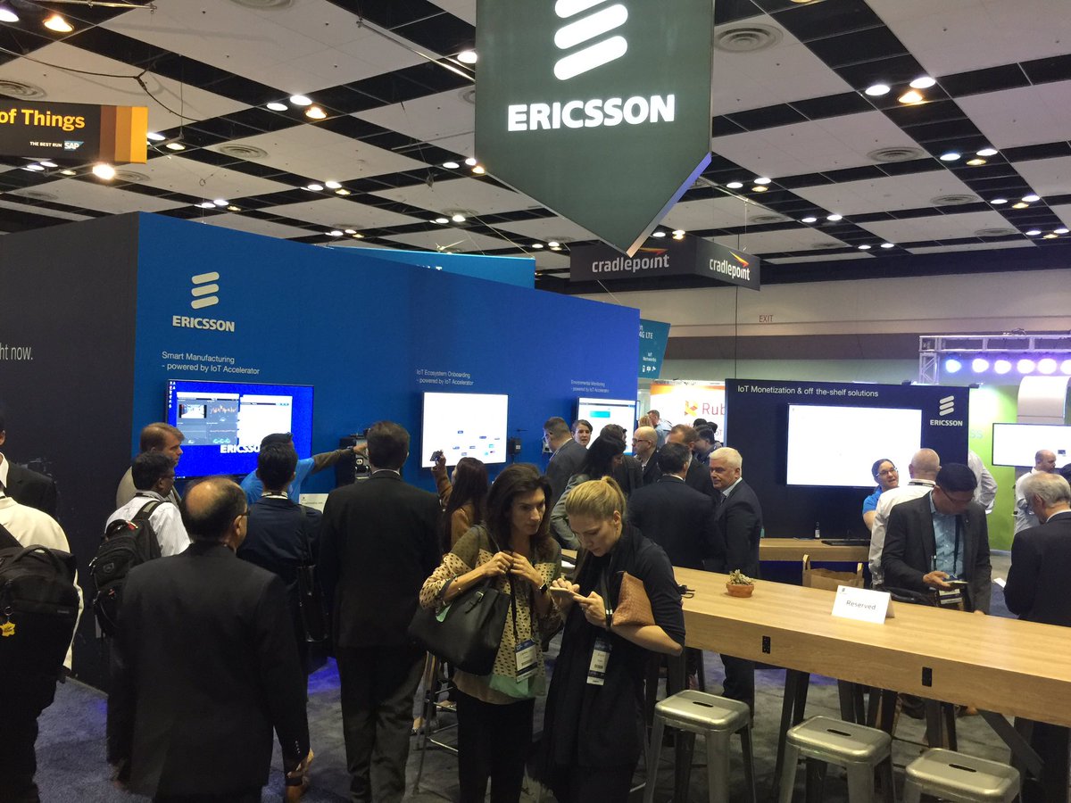 jonte142's tweet image. #IoT on display! full house in the #Ericsson booth at #IoTWorld. great, hectic, days in Santa Clara! @EricssonIoT @Ericssonsustain