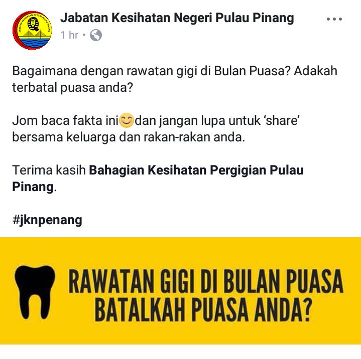 cabut gigi batal puasa tak