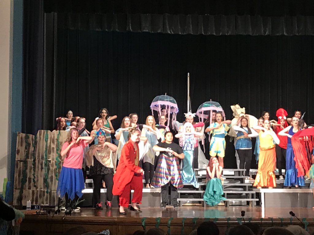 ReidGault's tweet photo. Fantastic production The Little Mermaid by our @TEAMLJHS students.  Enjoyed the show. #teamljh https://t.co/YBtpgcVZVj