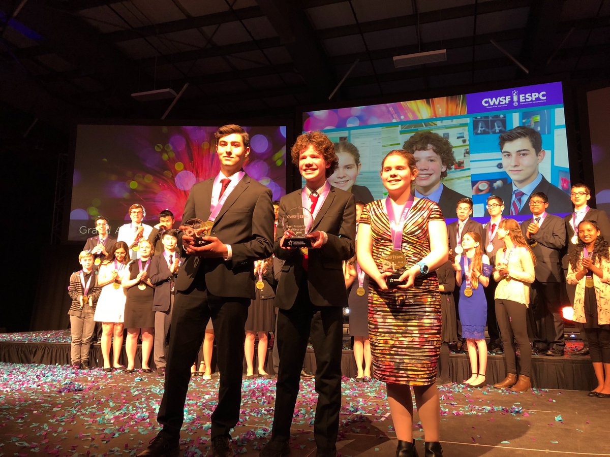 LoEllenScience's tweet photo. A big congratulation to our very own Brendon Matusch who has won best project at the Canada Wide Science Fair in Ottawa!  Brendon has once again represented @lepsstoday and the Sudbury Region so well! #CWSF2018 https://t.co/GaaY09rX0M