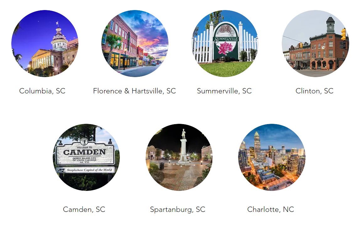 🙌🏽We started serving Columbia, SC and now we have expanded to Florence and Hartsville, Summerville, Clinton, Camden, and Spartanburg SC. We've even crossed the state lines into Charlotte, NC- all within the last year!😮
#SoWhoDoYouWorkFor 🤷🏼‍♀️🤷🏾‍♀️🤷🏻‍♀️🤷🏽‍♀️