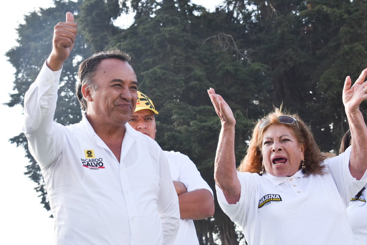 DipRicardoCalvo's tweet photo. Acompañando a mi amiga Marina de la Rosa Candidata a Presidente Municipal de #Huitzilac #Morelos en su arranque de Campaña ¡Juntos vamos a #TransformarAMorelos! 
#PRDMásFuerteQueNunca https://t.co/34IKXiJvNx