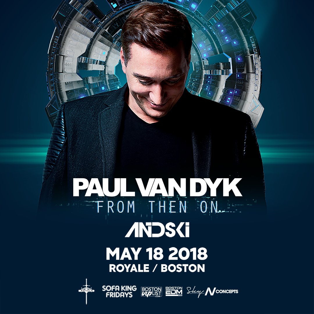 DJKnowledge's tweet photo. Friday - 5/18
at #SofaKingFridays at @RoyaleBoston its @PaulVanDyk https://t.co/DoJ6ecQjEO #trancemusic #paulvandyk #ColumnsofKnowledge cc @NVConcepts https://t.co/UHMZwptco8