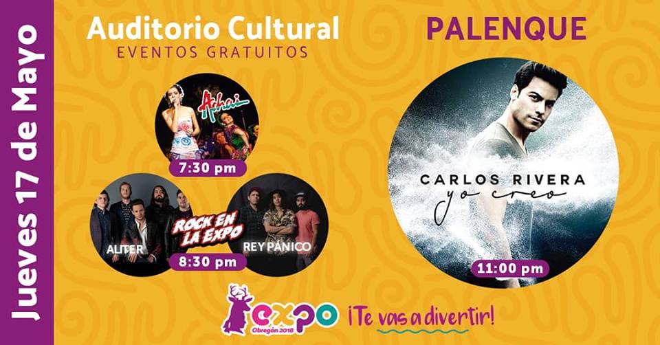 DFeriamx's tweet photo. @expo_obregon Esta noche se presenta @_CarlosRivera en el palenque ¿Ya tienes tus boletos? #YoCreoTour #CarlosRivera https://t.co/H4pOaZ2Jwq