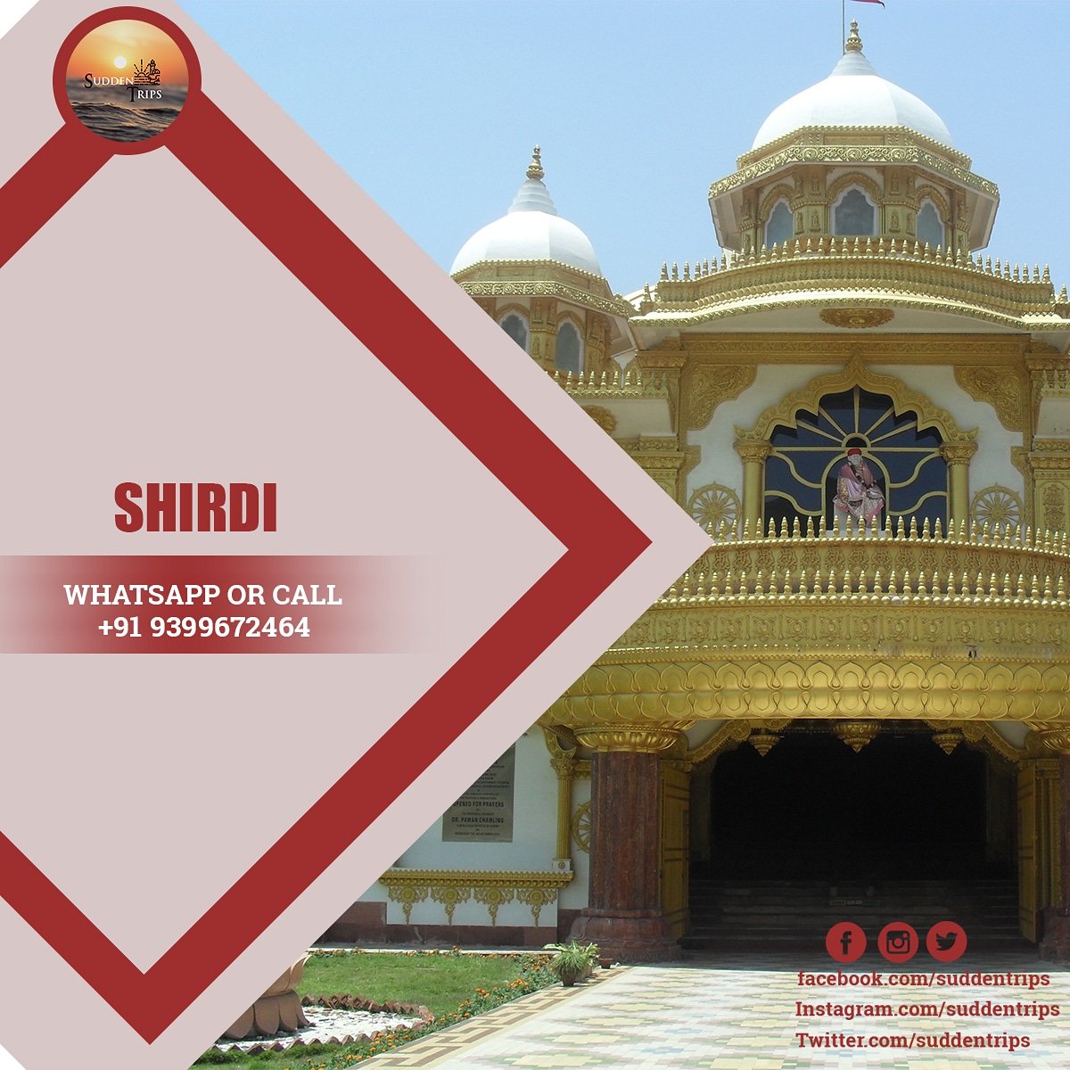 SuddenTrips's tweet photo. Shirdi
#shirdi #ootd #kotd #ink #workthe #kohphangan #kohtao #chiangmai #travelling #instatravel #travelgram #travelphotography #igtravel #solotravel #tourismthailand #dametraveler #traveldiaries #wonder #motivation #suddentrip #suddentrips
Get discounts only on @suddentrips https://t.co/EwcMqYxKq4