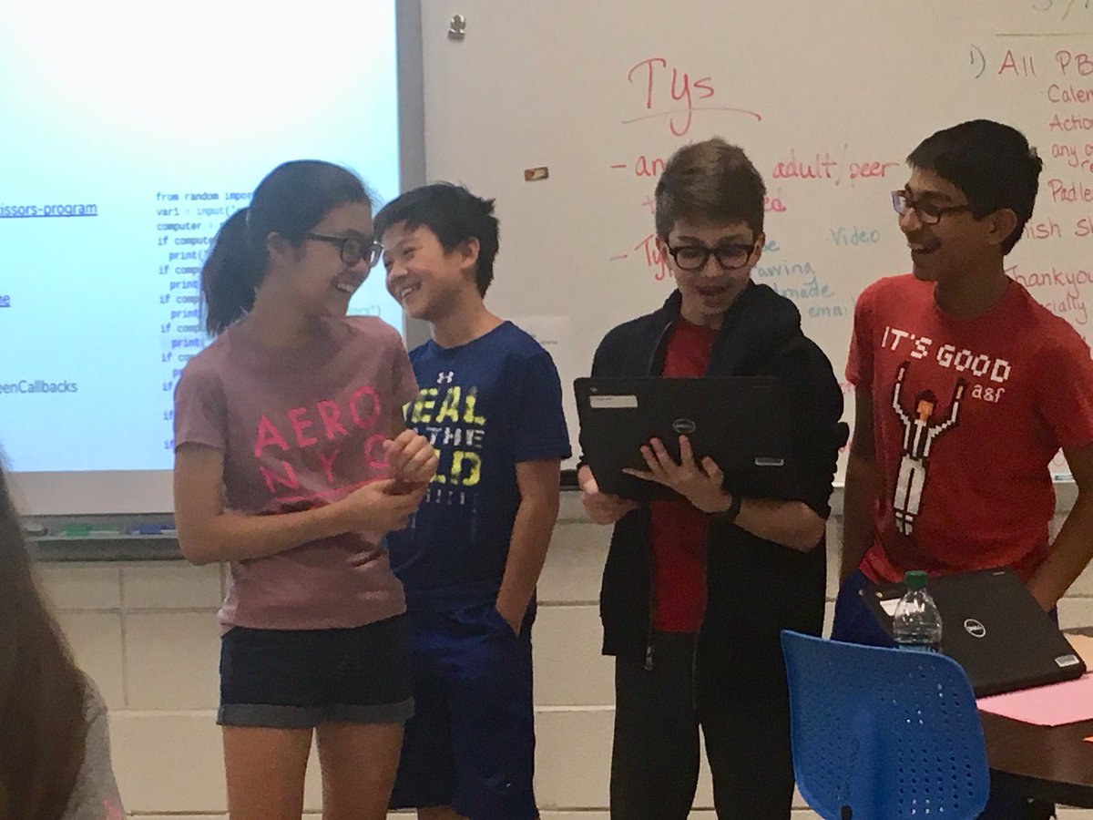 This group learned and taught Python coding for their PBL that resulted in an amusing Mad Libs game!
#crestviewmiddle
#cmslearns