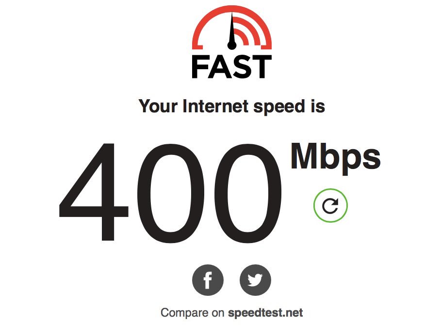 hiro_sama's tweet image. My mom’s new condo has blazing fast internets