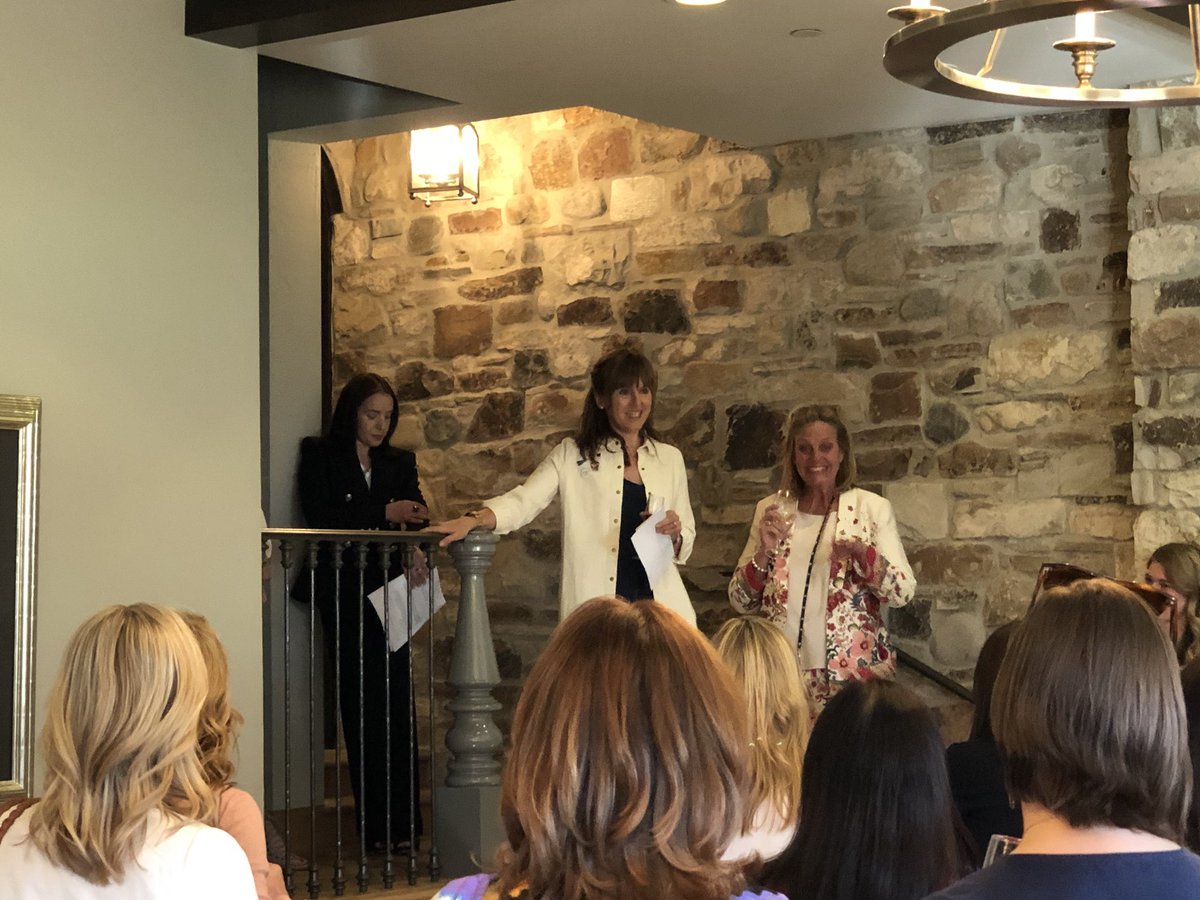 UtahWonderWomen's tweet photo. Our fearless leaders @JackiZehner and @GWDreyfous welcoming us to an awesome evening of #fashionactivism. These #UtahWonderWomen rock! https://t.co/FC9NBgckwI