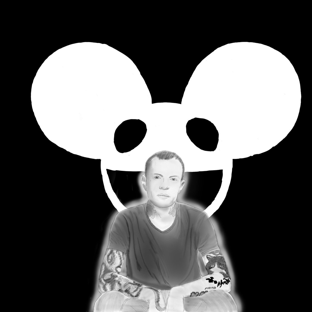TheJDPardo's tweet photo. My finished sketch of @deadmau5. Hope he likes it. https://t.co/iBXKnlBXCp
