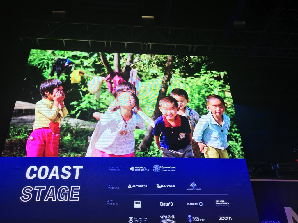 futureology_io's tweet photo. #Myriad2018 Justin Lokitz  @BusModIncUSA we used to create worlds as kids. Adults create strategy in straight lines. It doesn’t work !  People need to live and believe in the thing we asking them to build https://t.co/mNB6RmdJTz