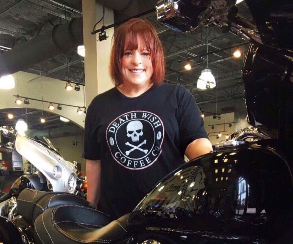 HollyS42's tweet photo. Hey check out my GOOD friend @gaildunmyer on @DeathWishCoffee #Deathcast!
https://t.co/Z3QbHIqua1…
She is an amazing person in the DWCC community and helps us raise cash for @RikiRachtman #RikisRide https://t.co/xfPAxaMigC