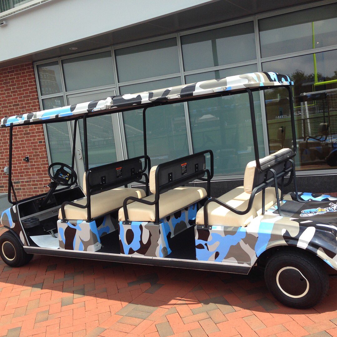 Whithner's tweet photo. on this #tbt , a 👀 back at a fun project for @hopkinslacrosse. A MUST have to take campus tours!! #carwrap #golfcartwraps #customwrap #orafolvehiclewraps #customprint 👌🏼 Call us to make any vehicle standout! @Ravens — you need this at camp!! ☺️ https://t.co/X86rTbZwWh