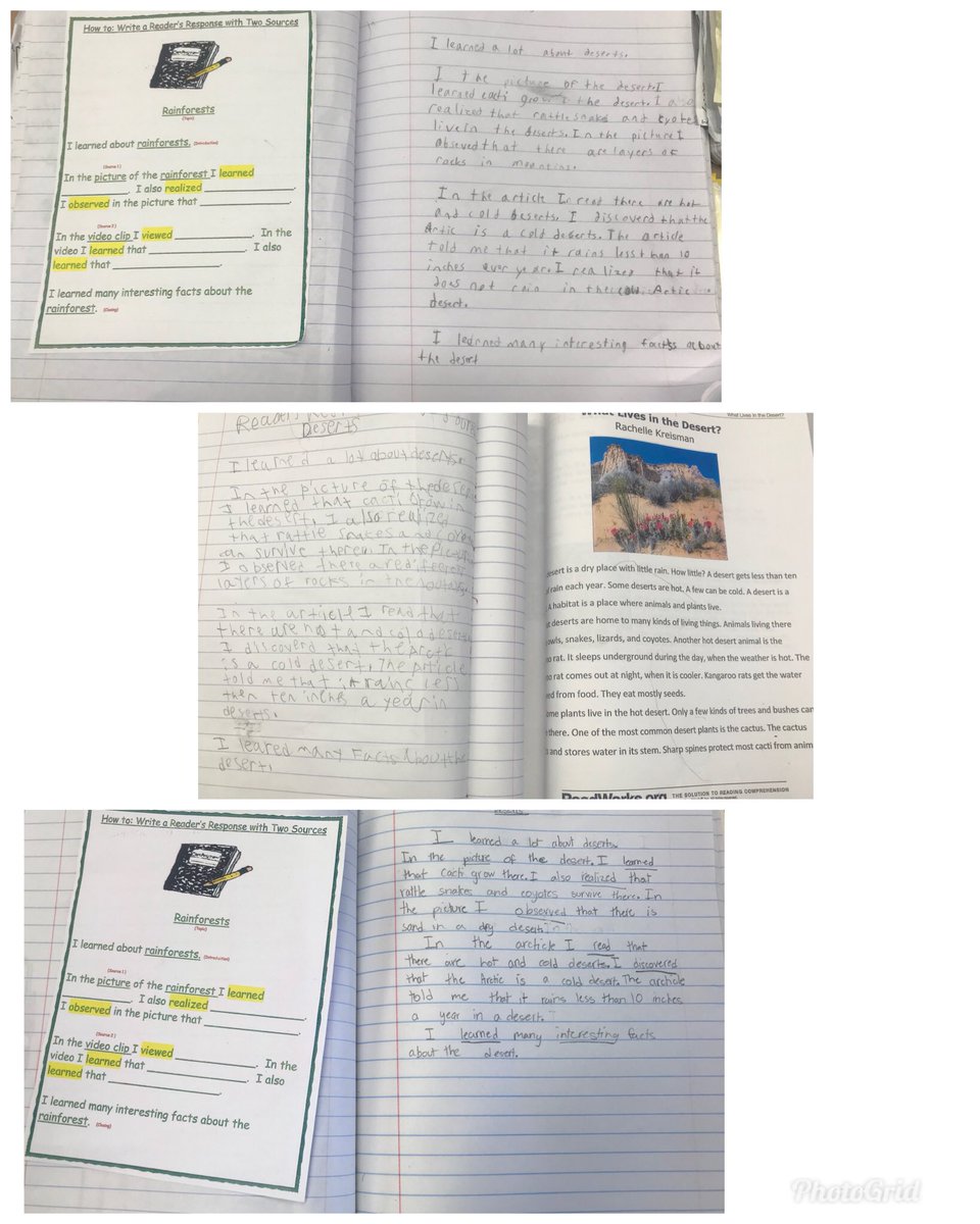 Reader’s Response with Two Sources! We are having fun turning fact finding on the same topic into a reading response to share with friends! <a href="/NMBerkley_NJ/">Berkley</a>