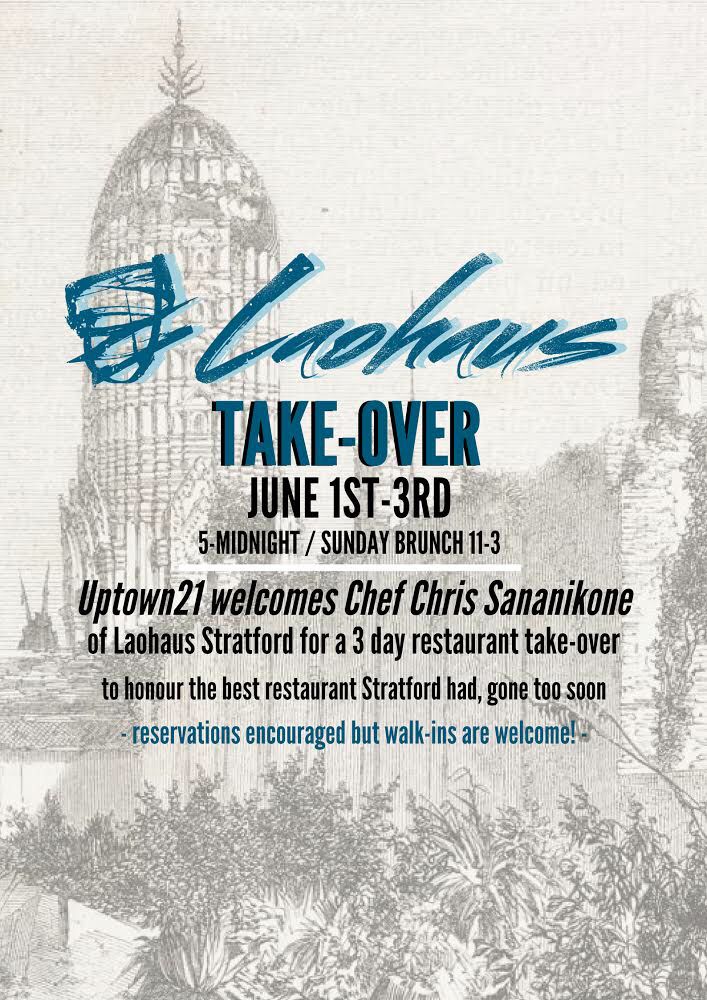 NNUptown21's tweet photo. Really excited to host Laohaus here at uptown21. If you didn’t get a chance to try them before they closed in Stratford, now is your chance. This is one meal you don’t want to miss! https://t.co/FyH8P8tfV4