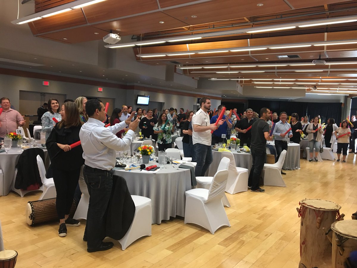 angela_champ's tweet photo. @ProsperaCU team members drumming together #pcuconnected https://t.co/i9HbIpmknt