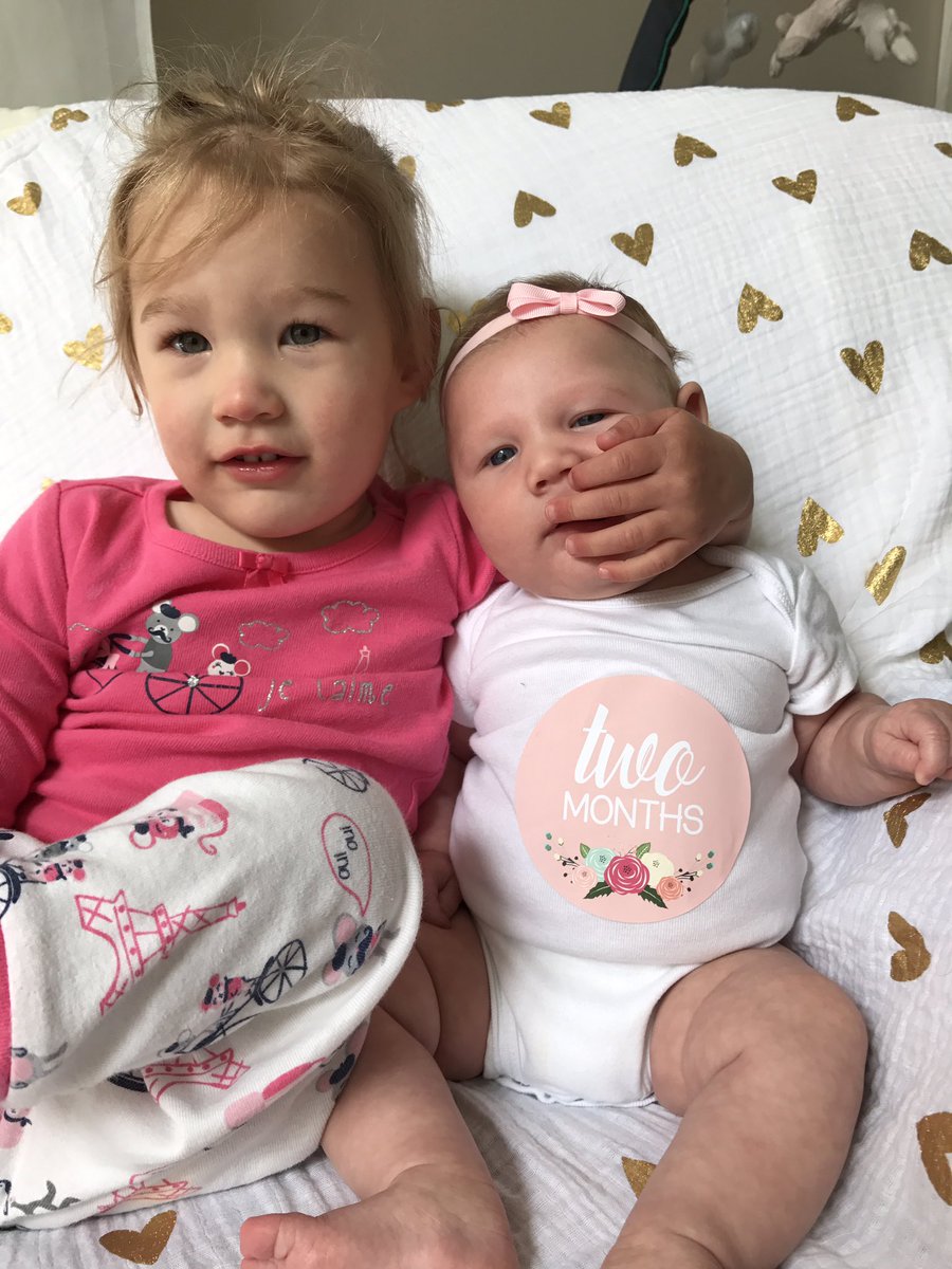 AmyAndrews_WHS's tweet photo. Maternity leave is coming to an end! I'll miss these two for the next 7 days, but  I am so excited to see all of my students!! https://t.co/aYW7wWMItn