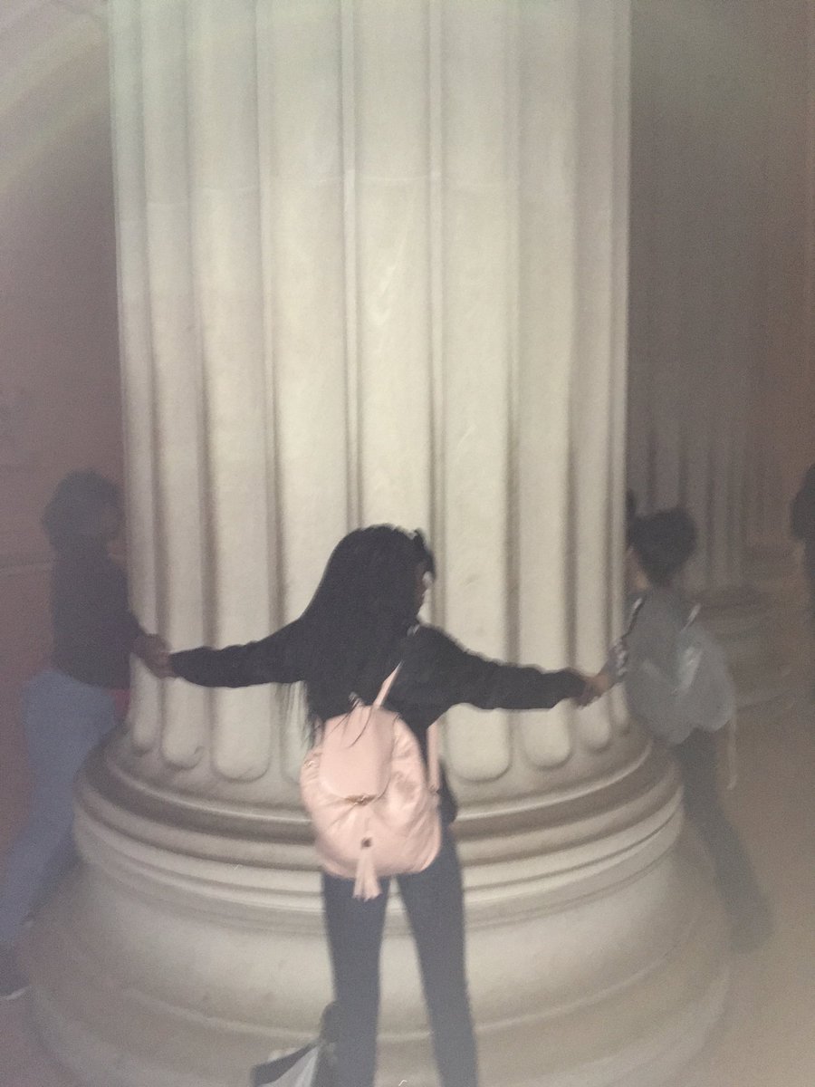 MrsKlee23's tweet photo. 5 sets of arms around just one column of the Lincoln Memorial!
#Rothjhs https://t.co/1mp8f9LJdF
