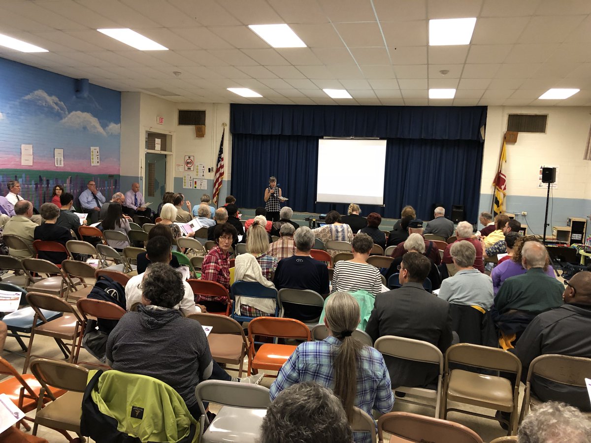 Ron__Franks's tweet photo. Lively conversation about the Lyttonsville bridge closure. Going to have to work harder to reduce the impact on residents. #puprpleline #mdpolitics https://t.co/vnW3KXyasB
