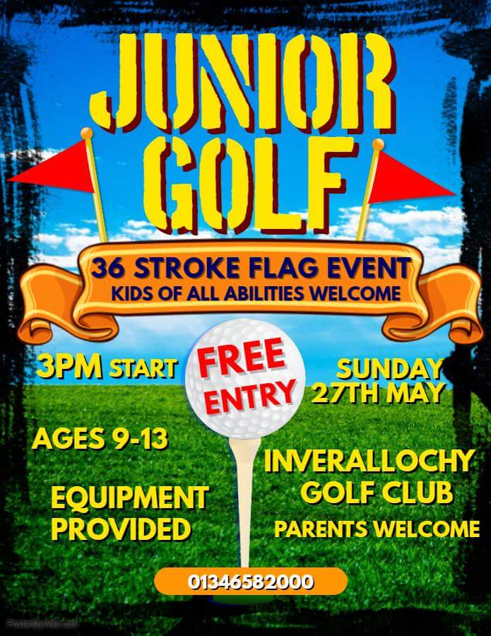 inverallochygc's tweet photo. Next Sunday a bit of fun for the juniors we hope to make it a weekly event.#juniorgolf #flagevent #inverallochy https://t.co/6FjUGTSs9I