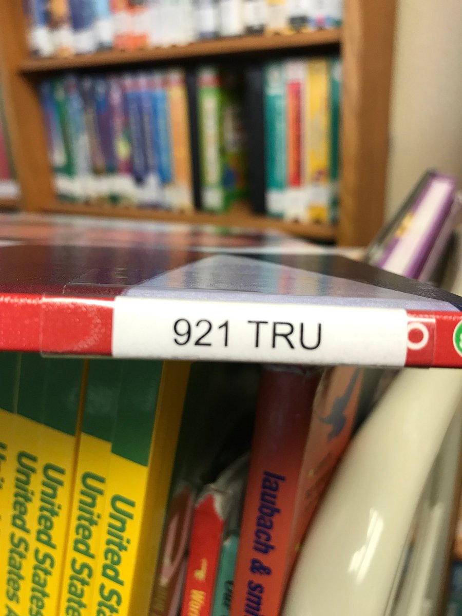 Librarian humor: I cataloged a biography of Pres Trump today and was struck by the irony of the call number.