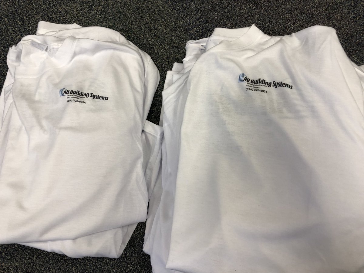 CVHS_Dragons's tweet photo. #ThankYou All Building Systems General Contractors for using @CVHS_Dragons #GraphicTechnologyProductions class to #HeatPress your #Tshirts!! #Internship @vcinnovates #WeAreDragons https://t.co/L9Fa6b0gwh