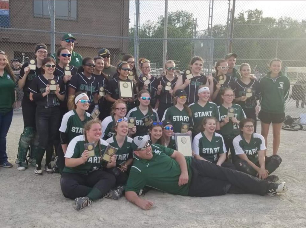 StartSoftball's tweet photo. Down fall the rebels! Congrats to the Varsity team for being the first ever city champs at start and putting the crown where it rightfully belongs! And congrats to JV for defending their title for another year! https://t.co/9EtJWScjRE