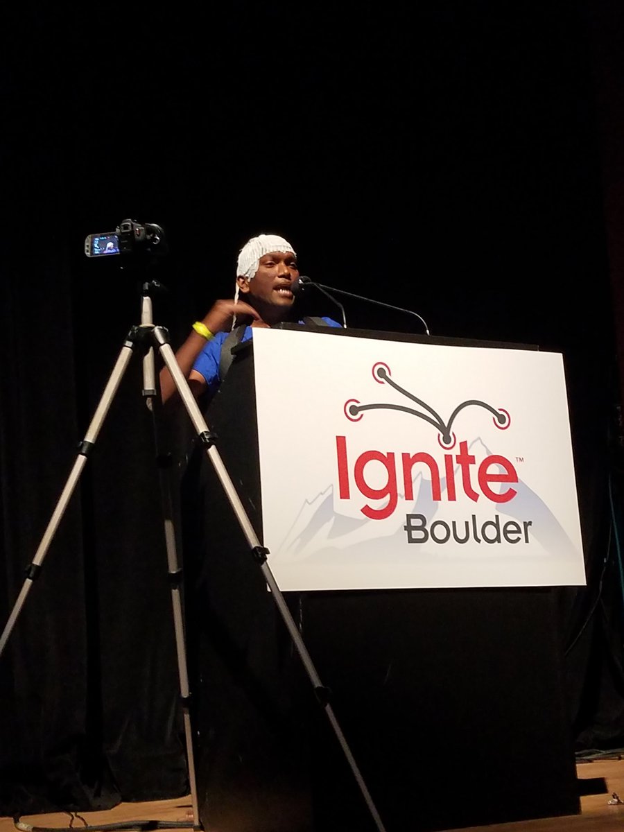 #Ignite Boulder. Amazing first so super inspirational.
